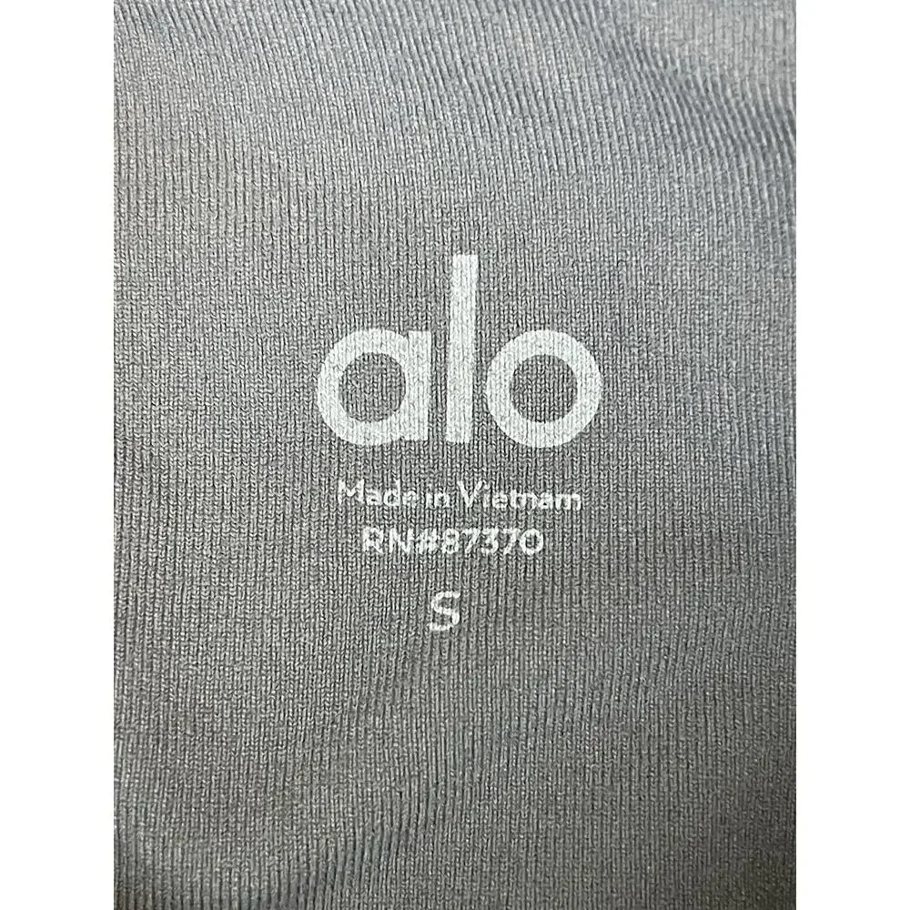 Alo Yoga‎ Legging Womens S Gray Moto Athletic Stretch Performance Skinny Pants